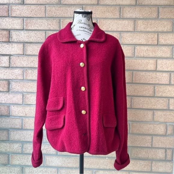 Vintage Tabi  International 100% Wool Sweater Cardigan - Picture 1 of 6